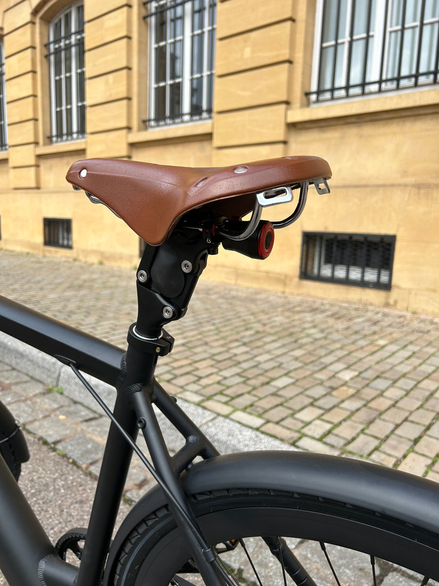 Tube De Selle Télescopique à Pression D'air Pour VTT/vélo Route - Alliage Alu, Longueur 475 Mm, Réglage Rapide - 9